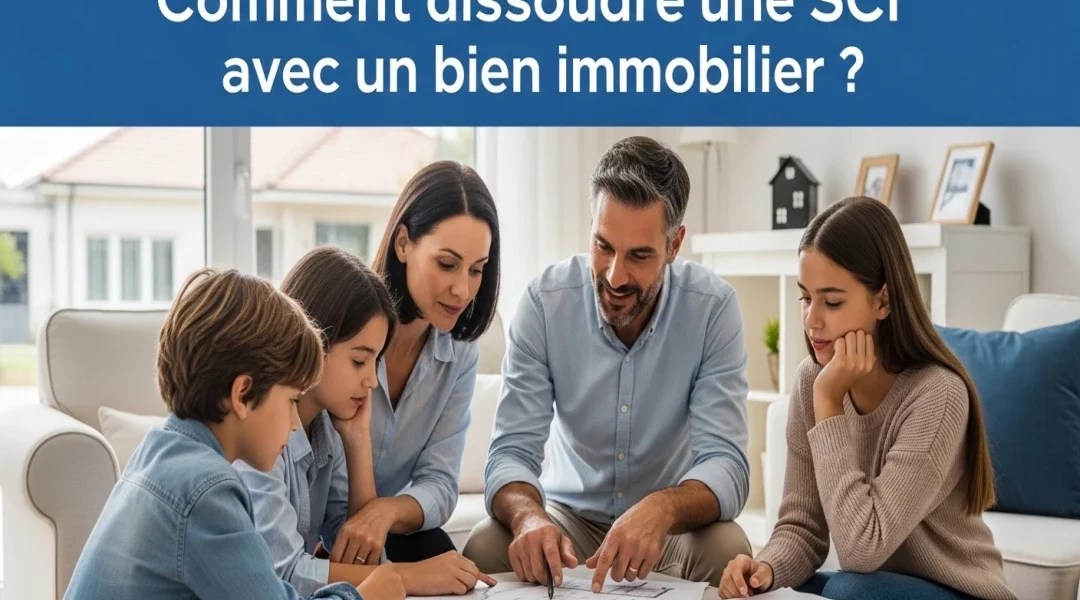 Comment dissoudre une sci avec un bien immobilier ?
