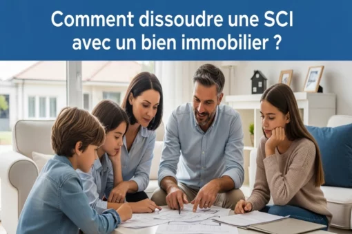Comment dissoudre une sci avec un bien immobilier ?
