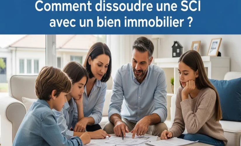 Comment dissoudre une sci avec un bien immobilier​ ?